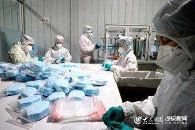 这就是山东|东营红星劳保企业紧急复工，4万只口罩免费送往一线